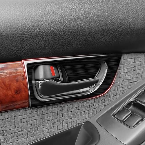 Miniatura 4 de Panel de manija de puerta de acero inoxidable para Toyota Land Cruiser Prado 120 2003-2009 2008 2007 2006 2005 2004 LC120 Accesorios de decoración