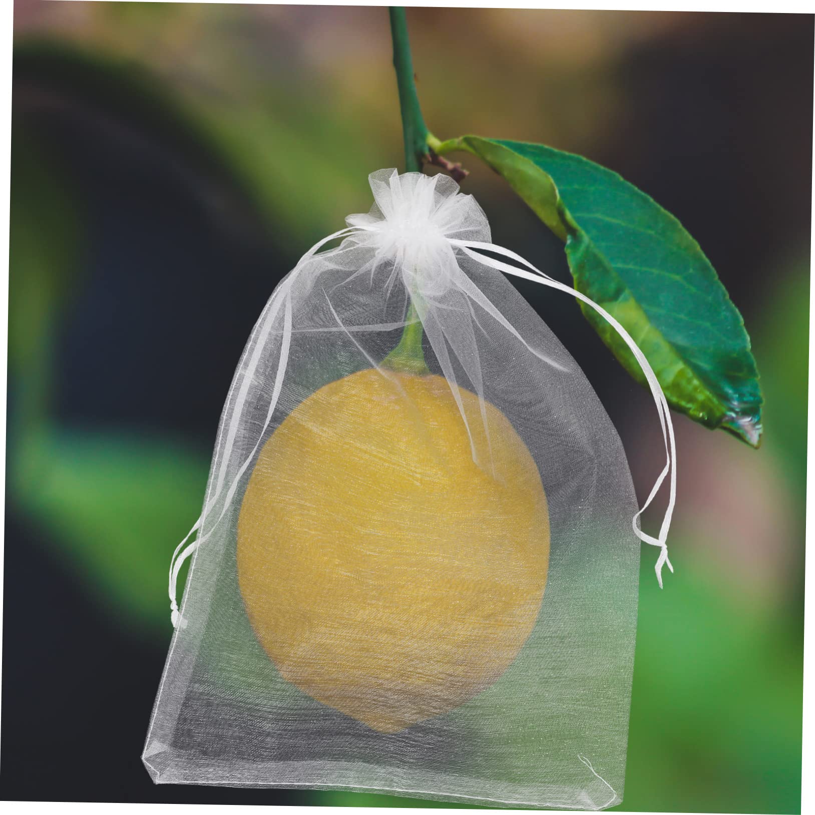 100piezas Bolsas De Malla para Frutas y Verduras Protección Eficaz contra Aves y Plagas para Jardines y Huertos