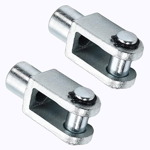 Miniatura 5 de Aicosineg Horquilla de cilindro y junta en Y M20 x 0.79 pulgadas, rosca hembra, conector Y de cilindro de aire de 3.82 pulgadas de longitud, extremo