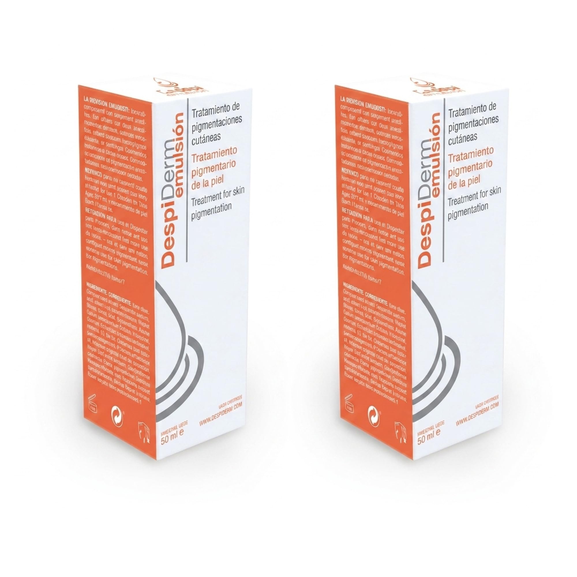 Despiderm - Emulsione depigmentante per macchie facciali e tono irregolare, unifica, illumina e migliora l'aspetto della pelle, con acido cogico, fitico, glicolico e retinolo (X2)