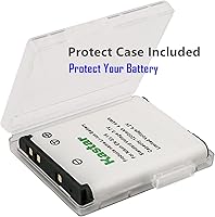 Vista 2 de Kastar Reemplazo de batería compatible para Nikon EN-EL19, Sony NP-BJ1 y Nikon Coolpix A100 S100 S2700 S3100 S3200 S3400 S3500 S3600 S3700 S4100