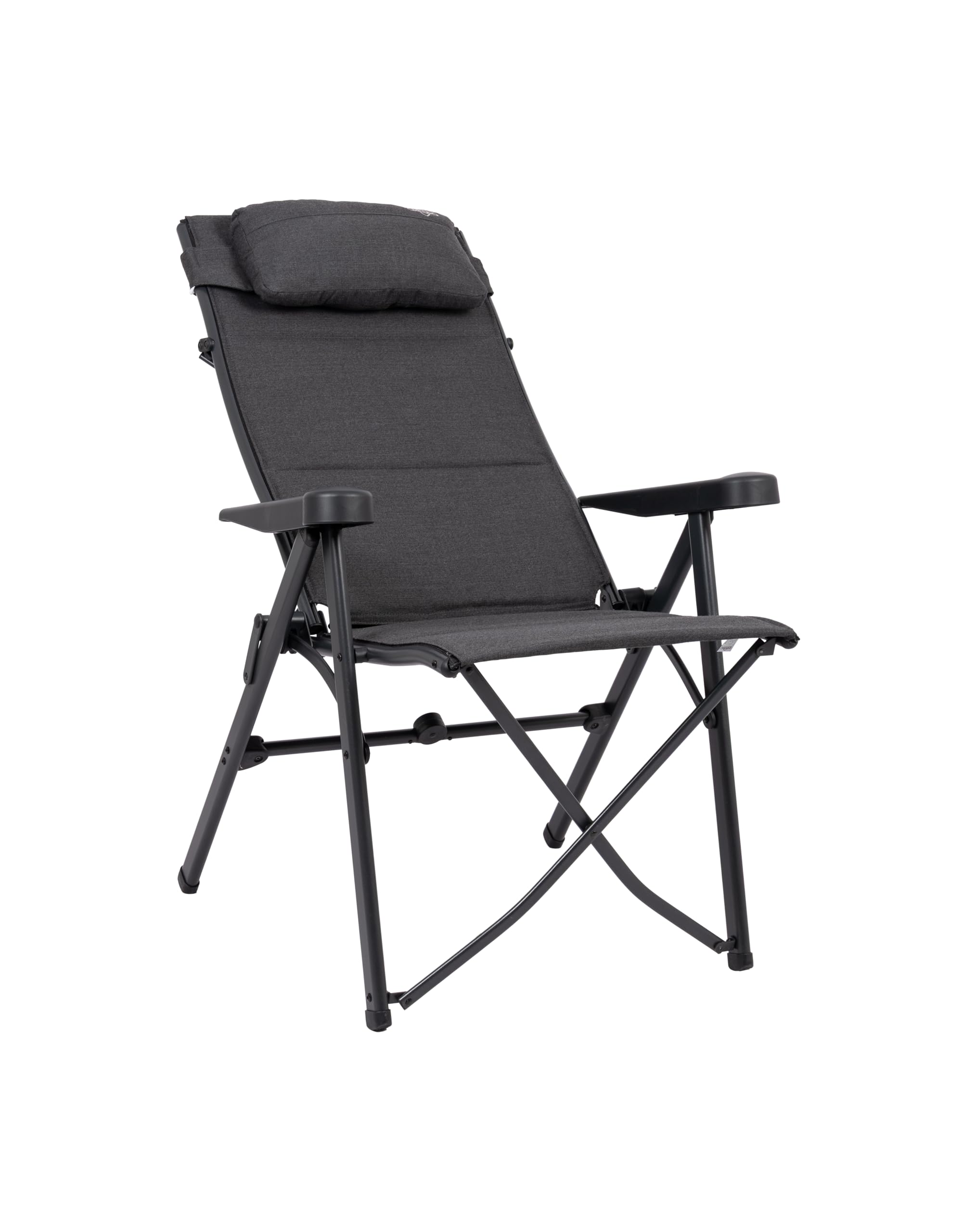 CRESPO - Silla plegable - AP/740 - Tex-Comfort - Gris, prodotto per uso quotidiano