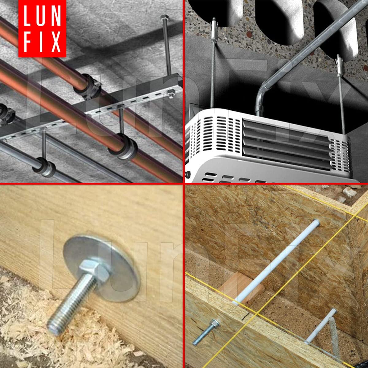 Tige filetée | M12 x 1000 mm | Lot de 10 | Acier galvanisé 10.9 | DIN 976 | Filetage métrique | Goujon fileté M12 | Vis longue | Fixation industrielle | Montage métal