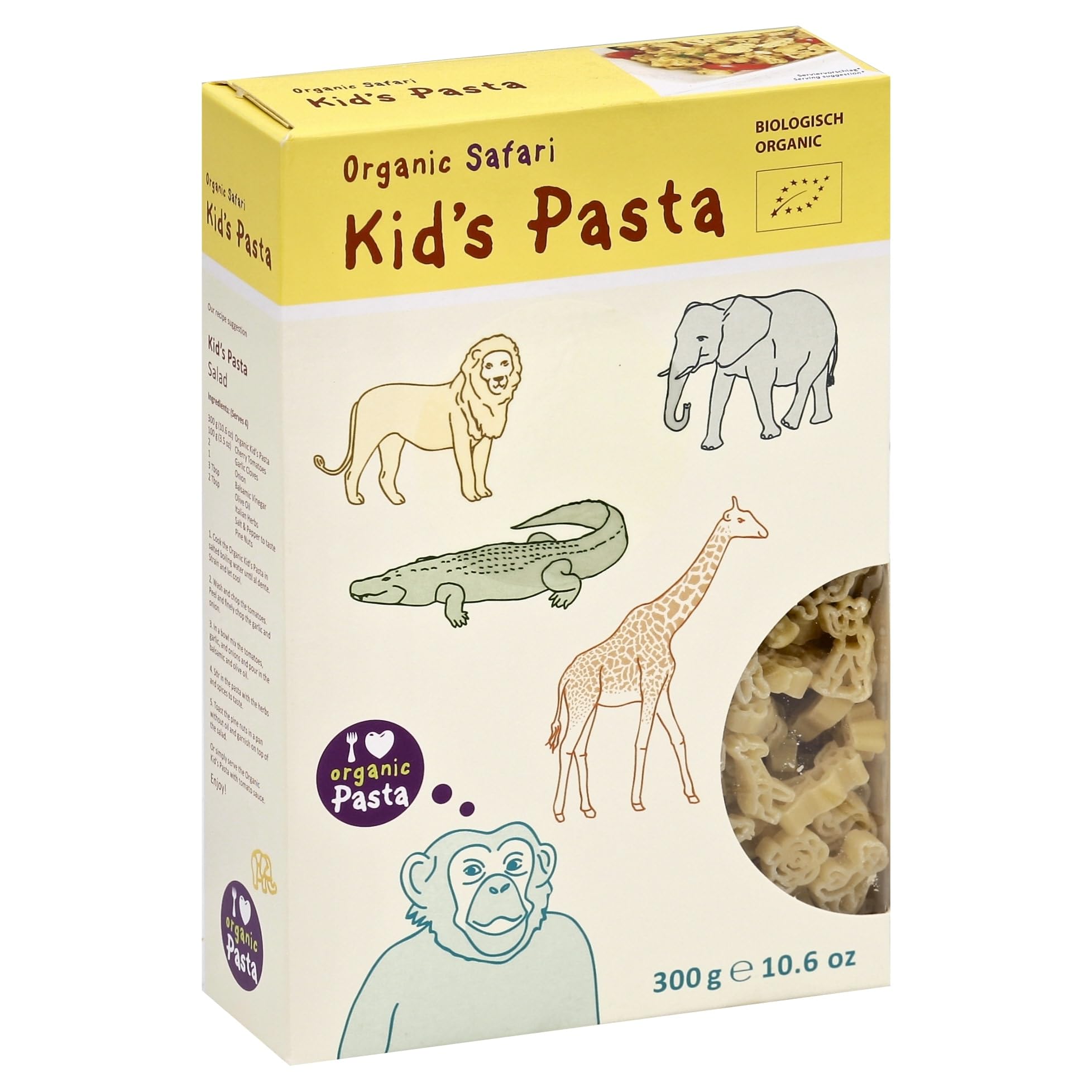 A​l B​ Gold Kid's Safari Shapes Pasta 10.6 oz (Pack of 12)