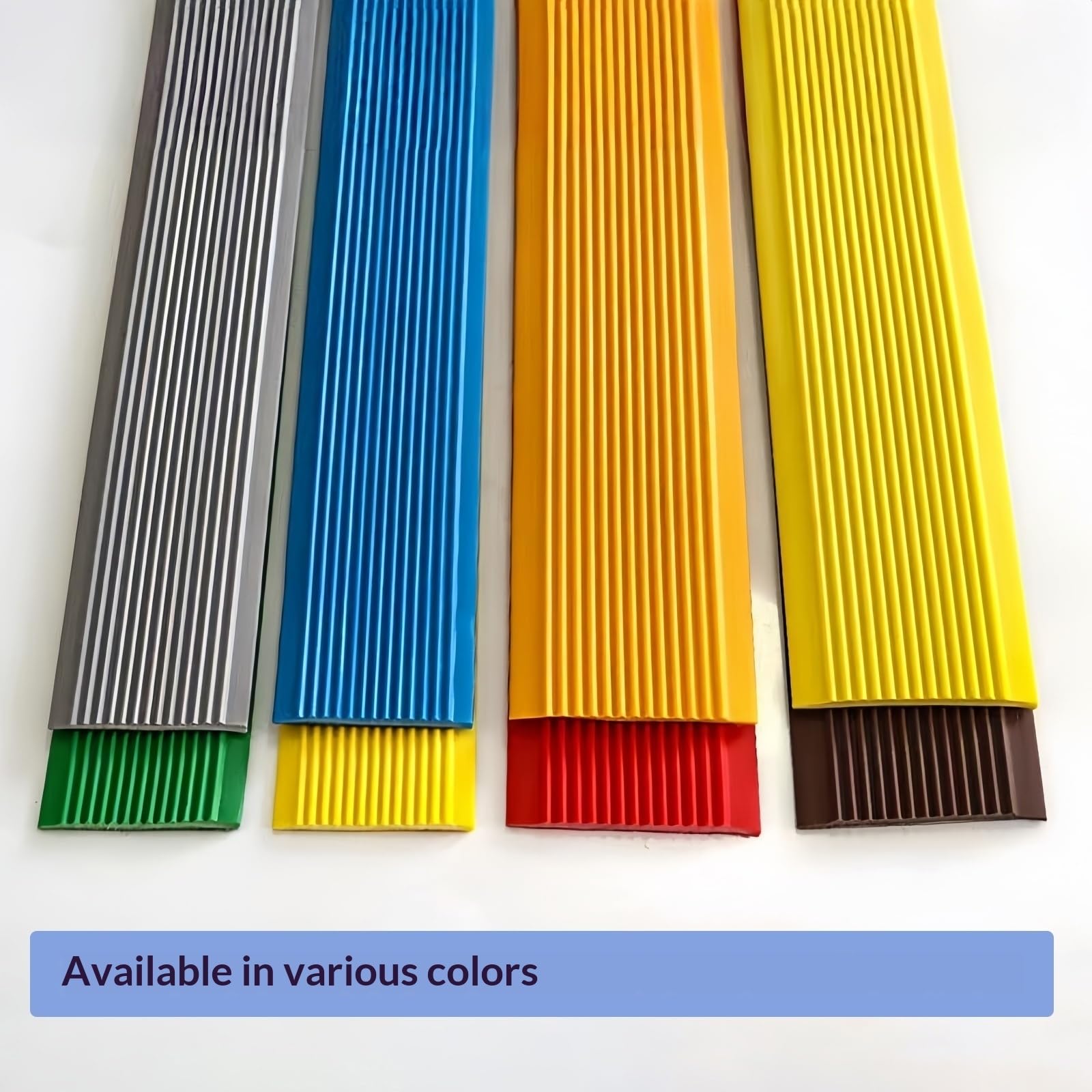 Rutschfester Treppenschutzstreifen, 5 m, selbstklebend, PVC-Stufen, Kantenleiste für Holz-, Beton- und Fliesentreppen, perfekt für den Innen- und Außenbereich, ideal für Familienhäuser (Grün