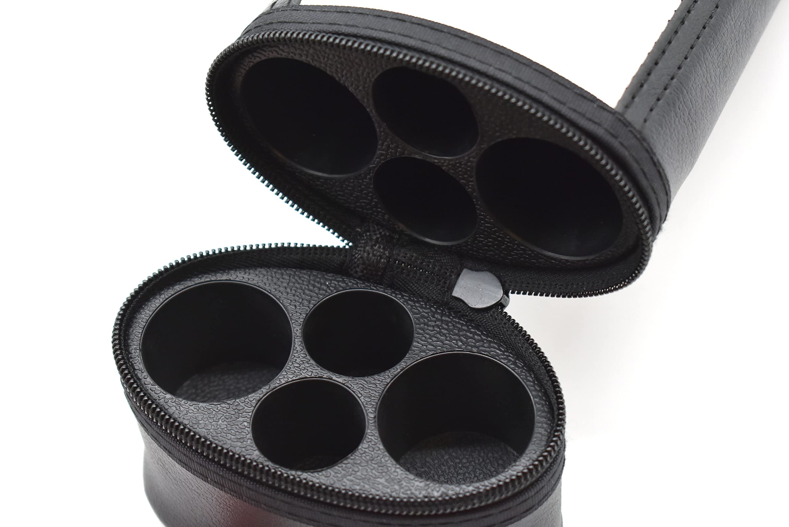 Billard Queueköcher Grand 2/2 - Weiß/Schwarz, 87cm