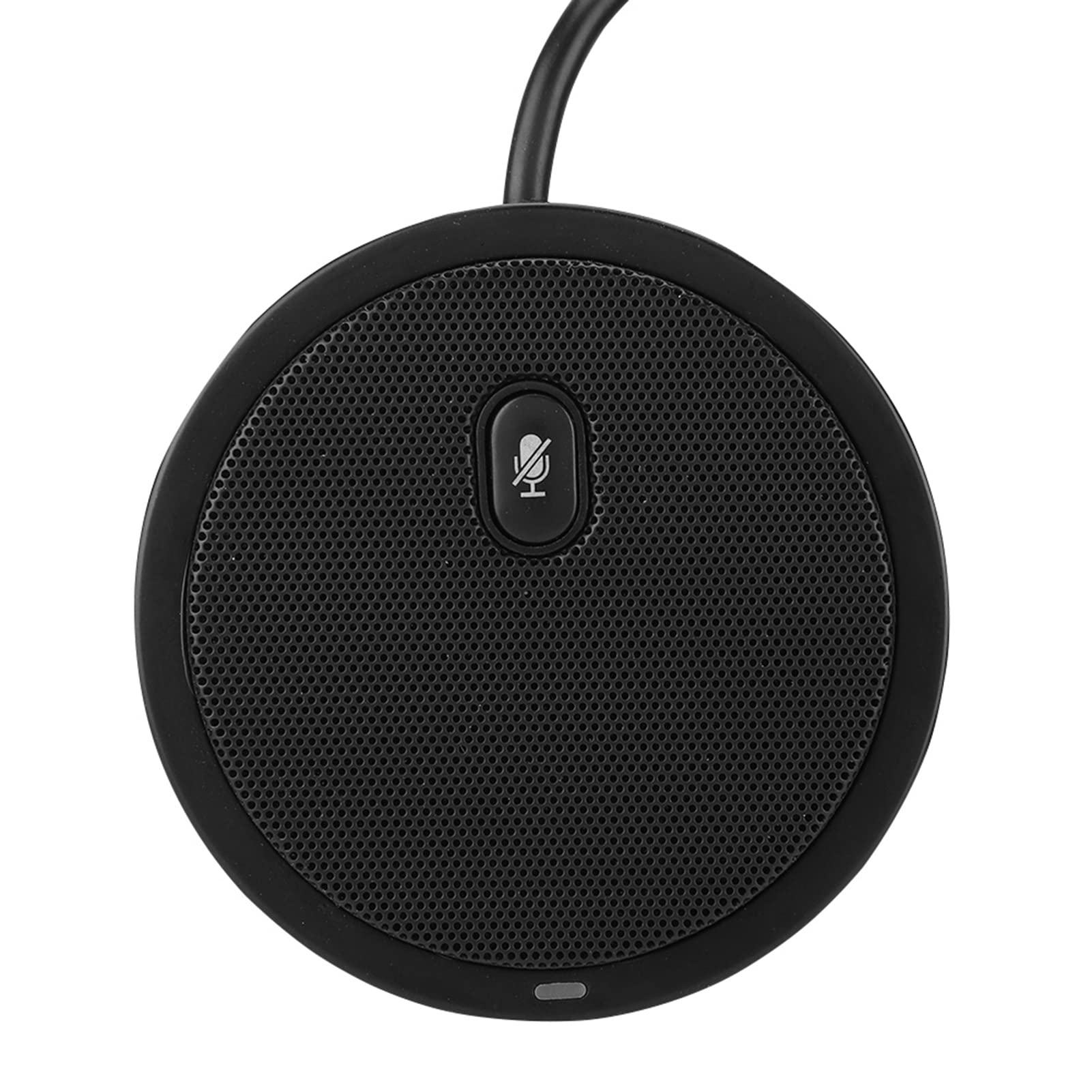 Boundary Microfono a condensatore omnidirezionale, M2 Microfono omnidirezionale audio video con pickup a 360° cablato per computer da conferenza desktop Nero