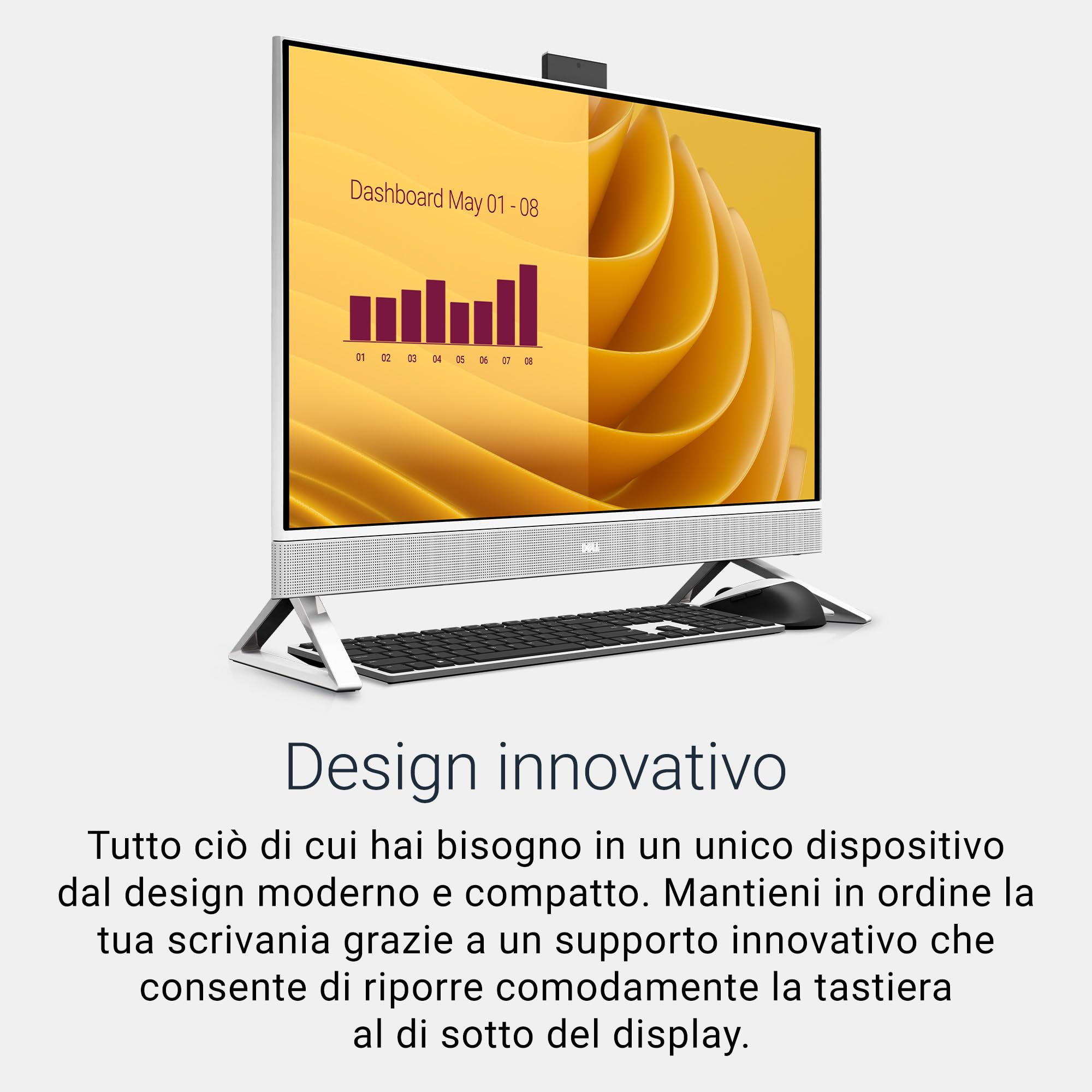 Dell Desktop 27 FHD Intel Core i5-1334U 16GB DDR5 512GB SSD Iris Xe Windows 11 Home White