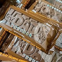 Vista 4 de Vegano, regalo apto para alérgicos Best Dad Ever - Barras de chocolate para ocasiones sin leche (paquete de 2) Sin lácteos, sin maní, sin