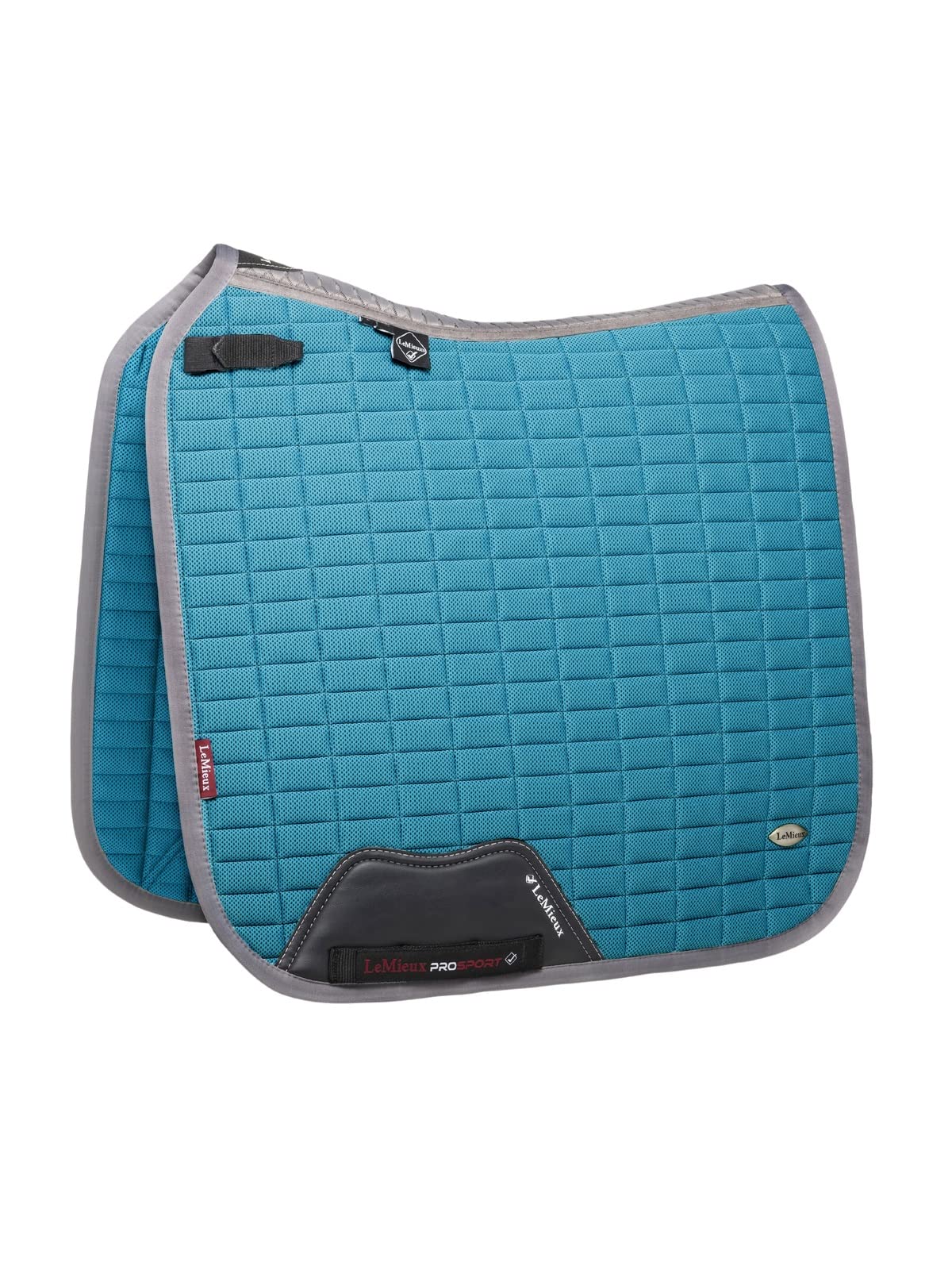 LeMieux Dressage Self-Cool Square Saddle Pad - Saddle Pads for Horses - Equestrian Riding Equipment and Accessories (Blue - Large) โ image 1