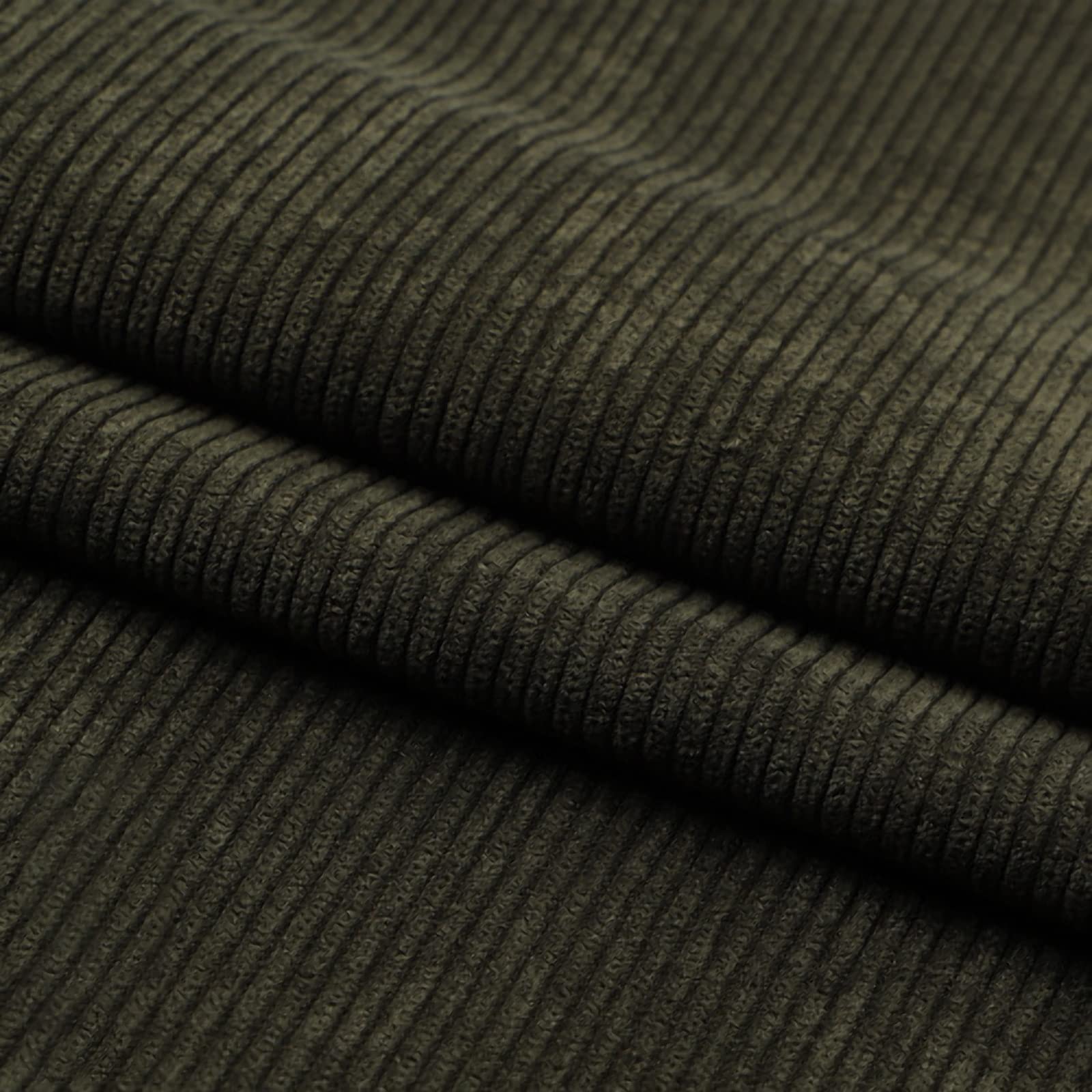 Corduroy Material Fabric by Metre, DIY Hand Sewing Craft Materials Cord Corduroy Upholstery Fabric, 22 Solid Colors, for Coat Shirt Dress Pants Costume Sofa Throw Pillow Covers (Color : 13 Dark Green