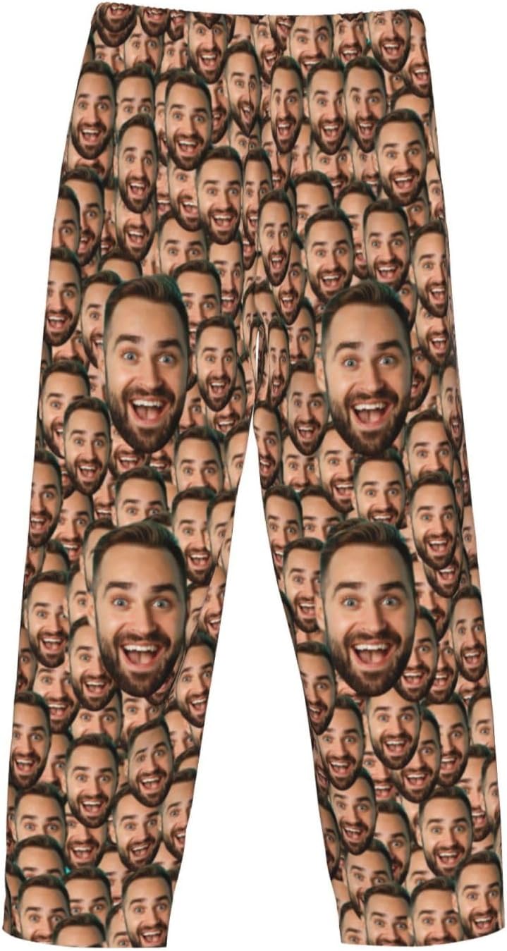 Personalized Pajamas With Face Photo for Men - Custom Funny PJ Pants - Unique Gifts - Image 5
