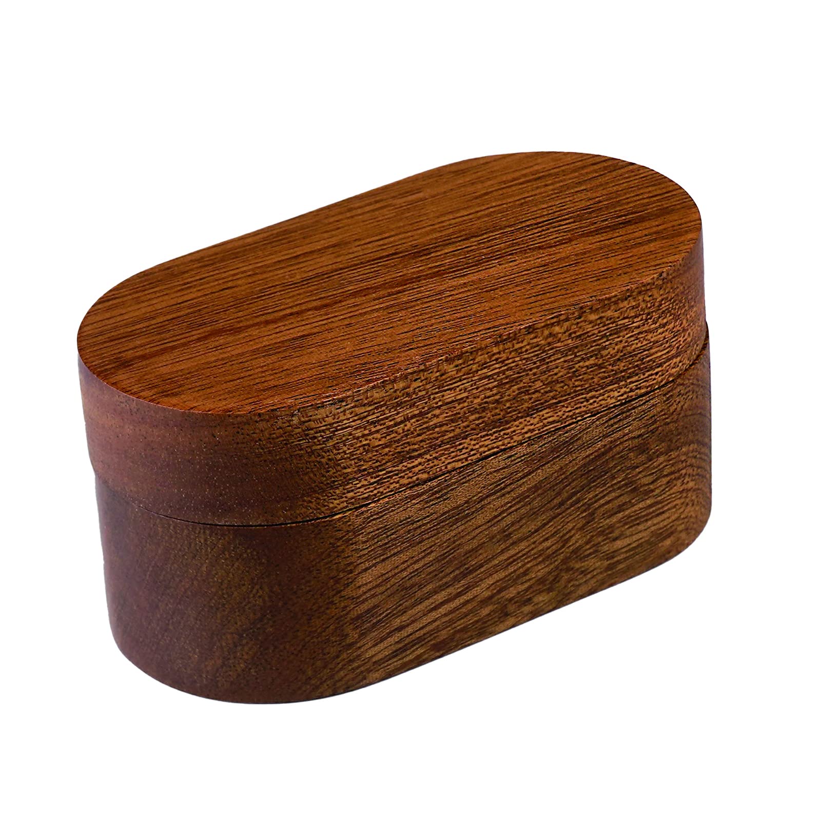 Musiin Guitar Pick Holder Wooden Box Guitar Accessories Storage Organizer, Round, Round - Image 4