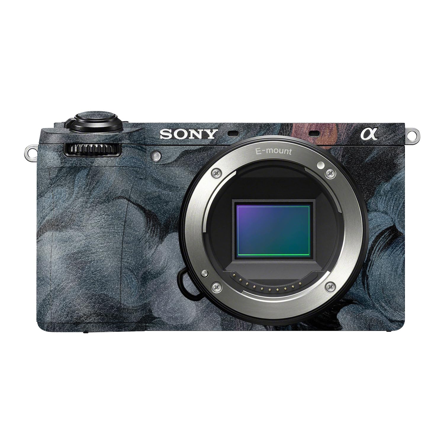 Glossy Glitter Camera Skin Compatible with Sony A6700 Mirrorless Camera (2023) - Storm Cloud - Premium 3M Vinyl Protective Wrap Decal Cover - Easy to Apply | Crafted in the USA by MightySkins