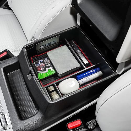 Miniatura 2 de EDBETOS Bandeja organizadora de consola central compatible con accesorios Kia Carnival KA4 2022 2023 2024, bandeja de almacenamiento para