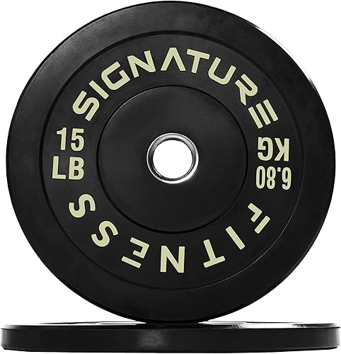 Miniatura 22 de Juego de placas olímpicas de amortiguación Fitvids, placas de peso de 2" para entrenamiento de fuerza y levantamiento de pesas, París o juego o