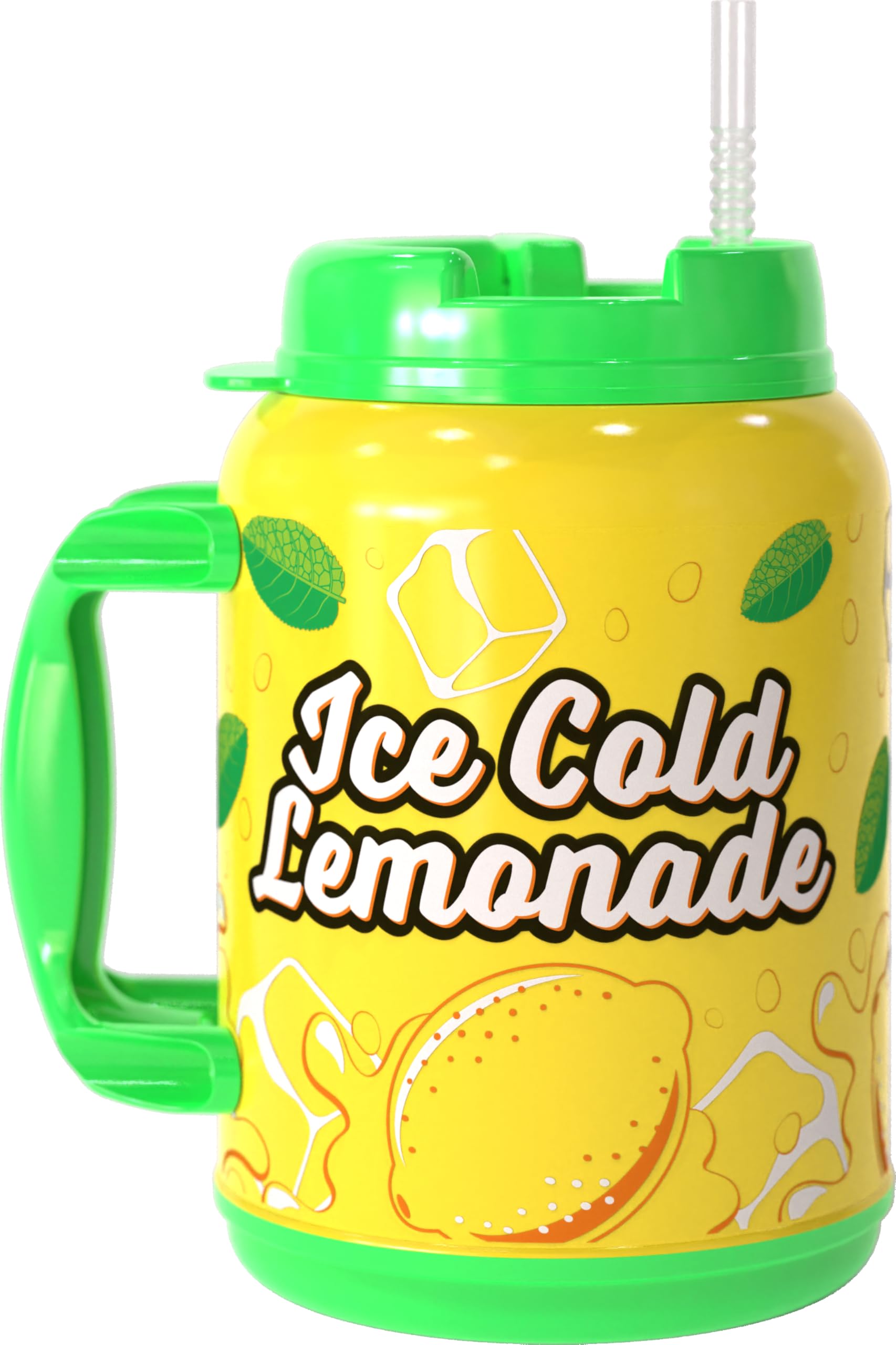 壷です Amazon.com: Mugs N Coffee 64 oz Travel Mug – Lemonade Mug – Double