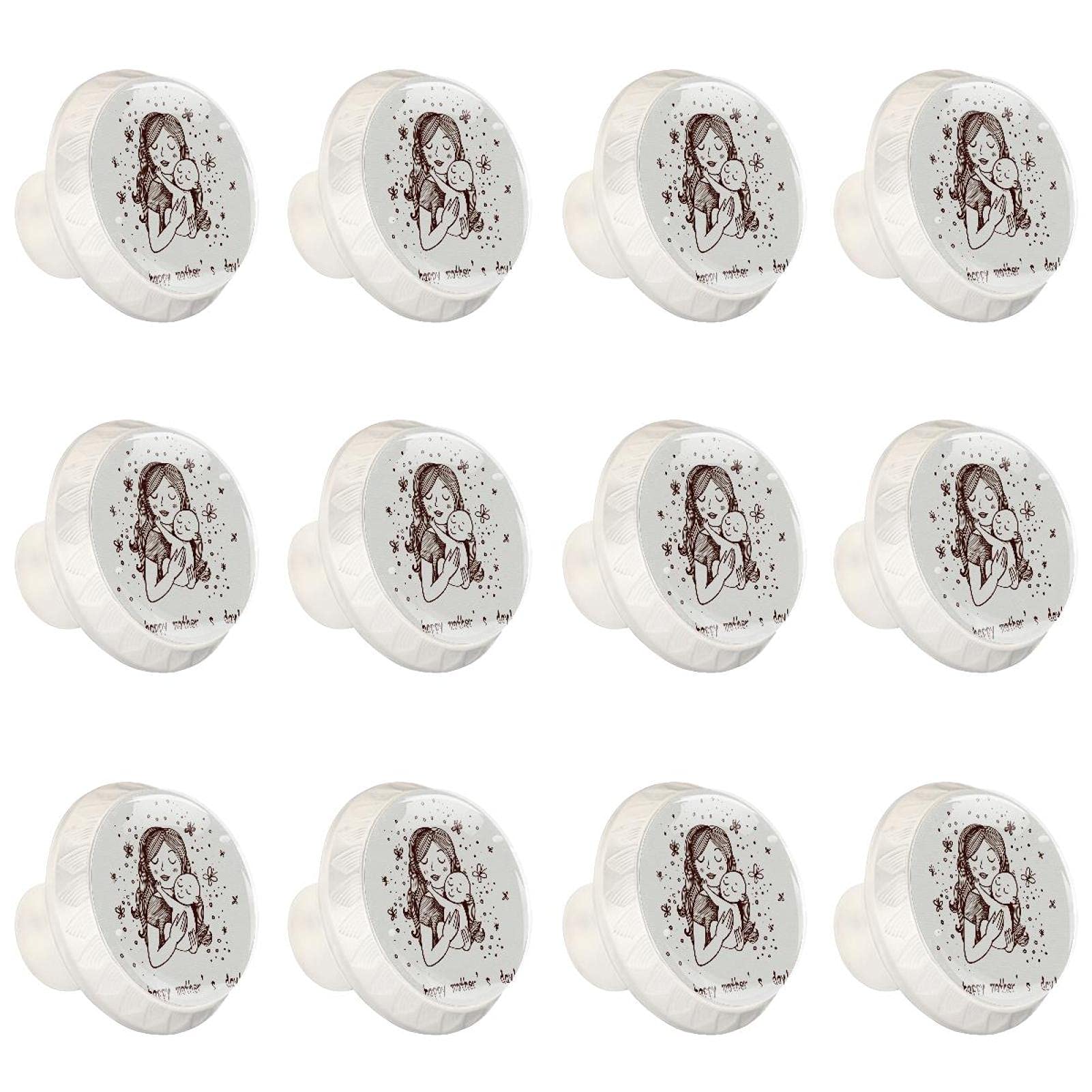 Boutons d'armoires décoratifs ronds pour relooker une commode ou un tiroir de chambre