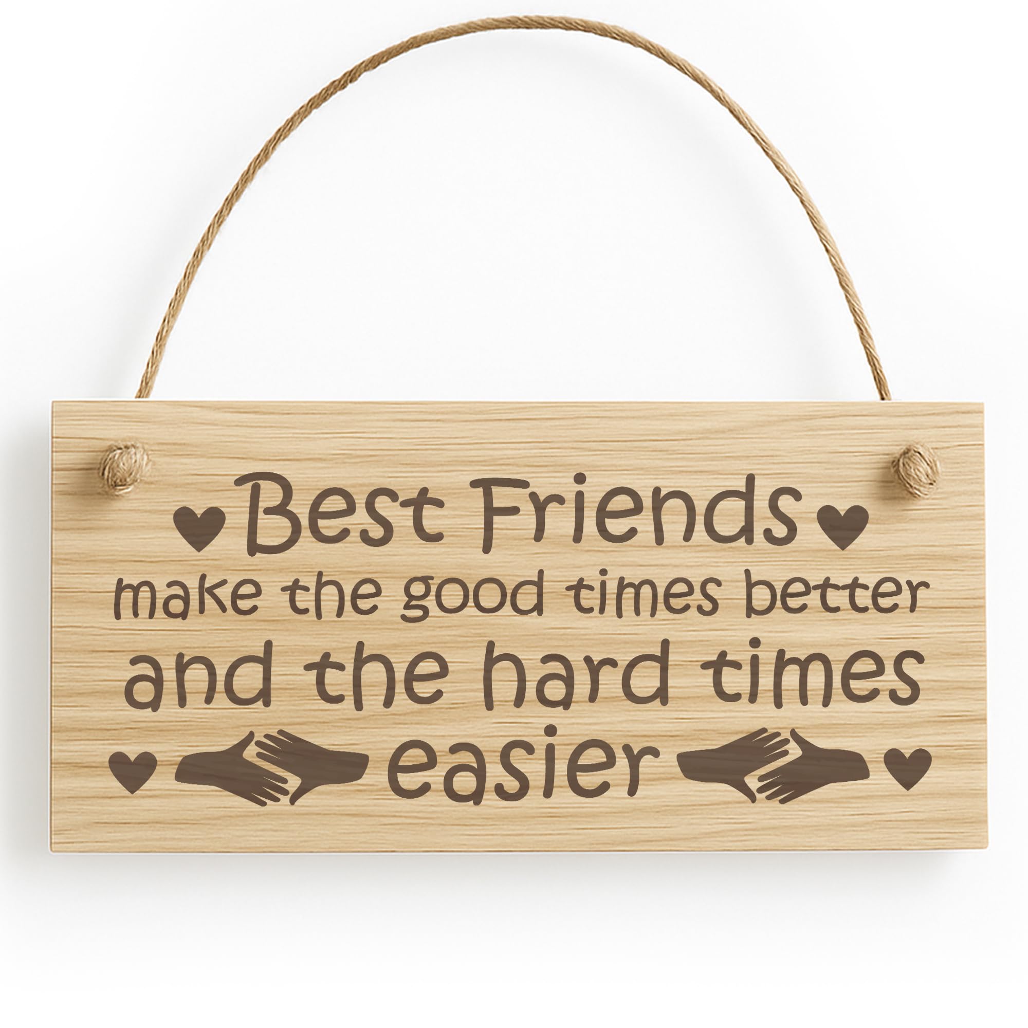 Red Ocean Thank You Gift For Him Her Friendship Gifts For Women Friendship Sign Engraved Wooden Sign