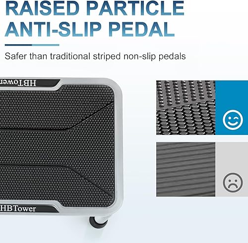 Miniatura 4 de HBTower Taburete de aluminio con asa para ancianos, taburetes ligeros para adultos mayores con patas de goma antideslizantes, taburetes para