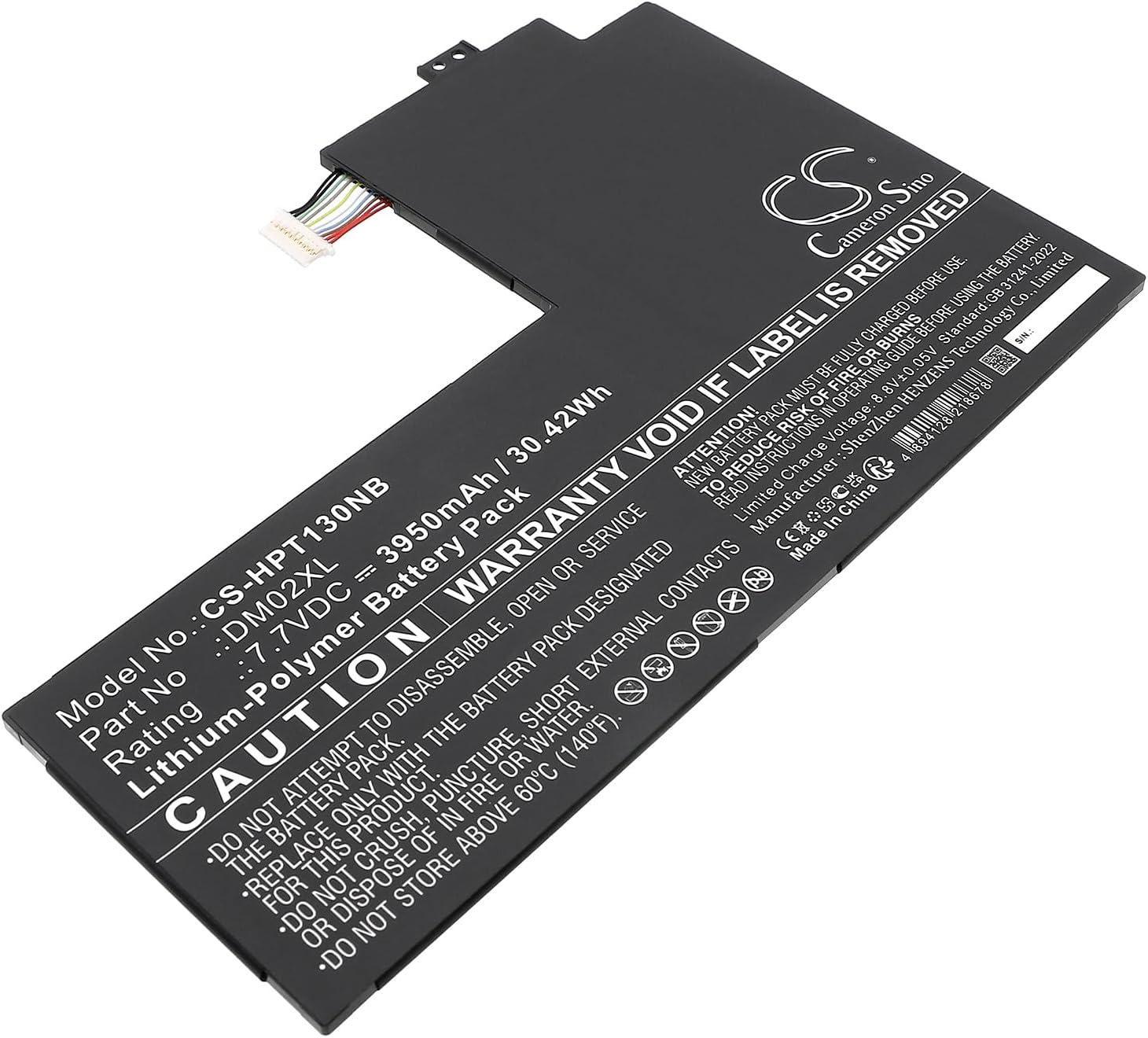 Cameron Sino CS 3950mAhReplacement New Battery for HP 11-BE0013DX,47Z80AV,4R0Y4UA,Tablet 11-inch Touchscreen 2 in 1