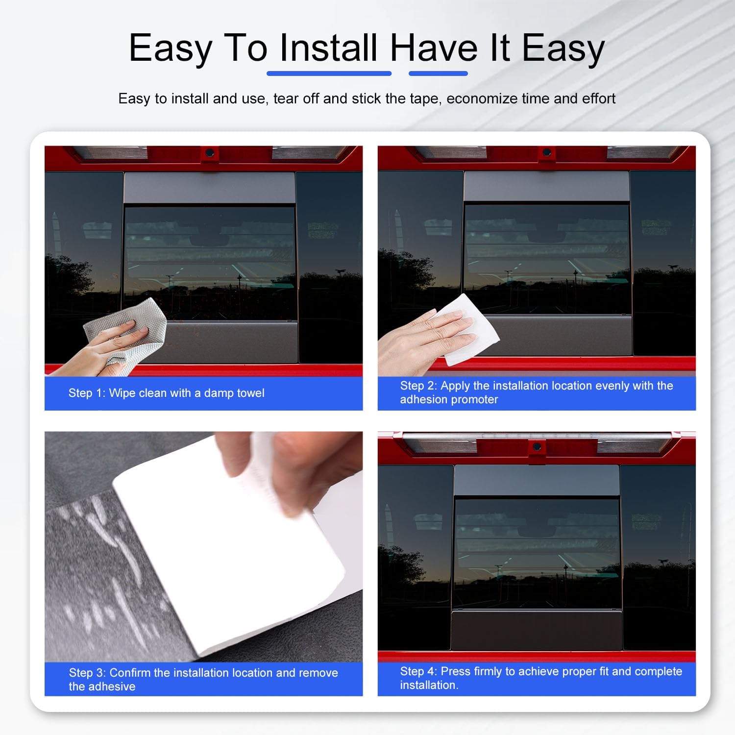 B Pillar Molding Trim Compatible with 2019-2026 Chevy Silverado GMC Sierra 1500 Rear Sliding Window Trim B Pillar Molding Cover Replacement for 2019-2026 Chevy Silverado Accessories