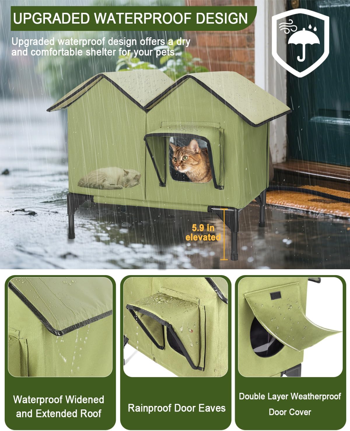 Cozy Winter Retreat: Review of the Large Heated Cat House for Outdoor Felines