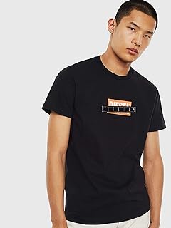 (ディーゼル) メンズ Tシャツ ボックス ロゴ 00SEEB0BASU