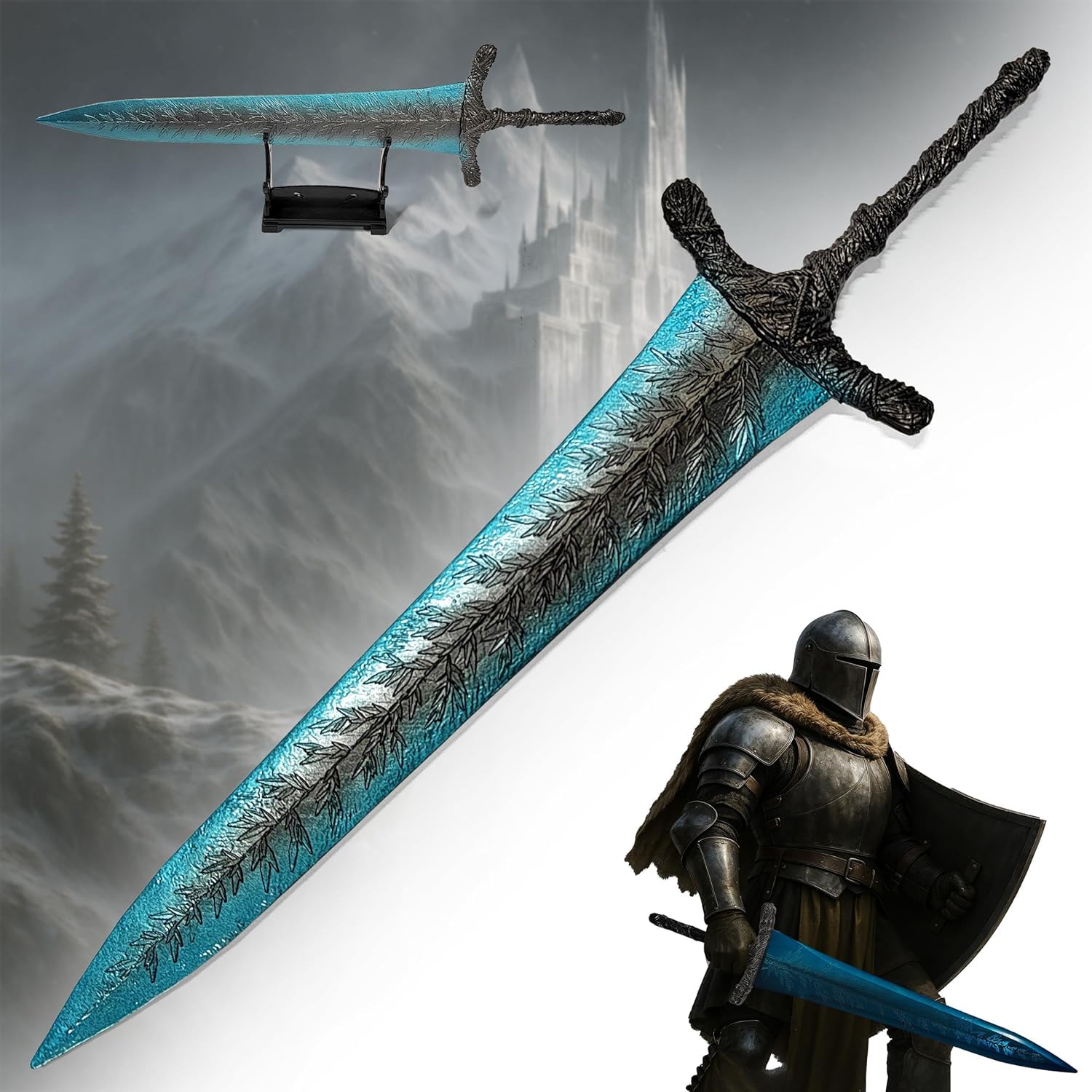 Elden Ring Dark Moon Greatsword XL Ouvre-lettre Support Cadeau Fan Collectionneur