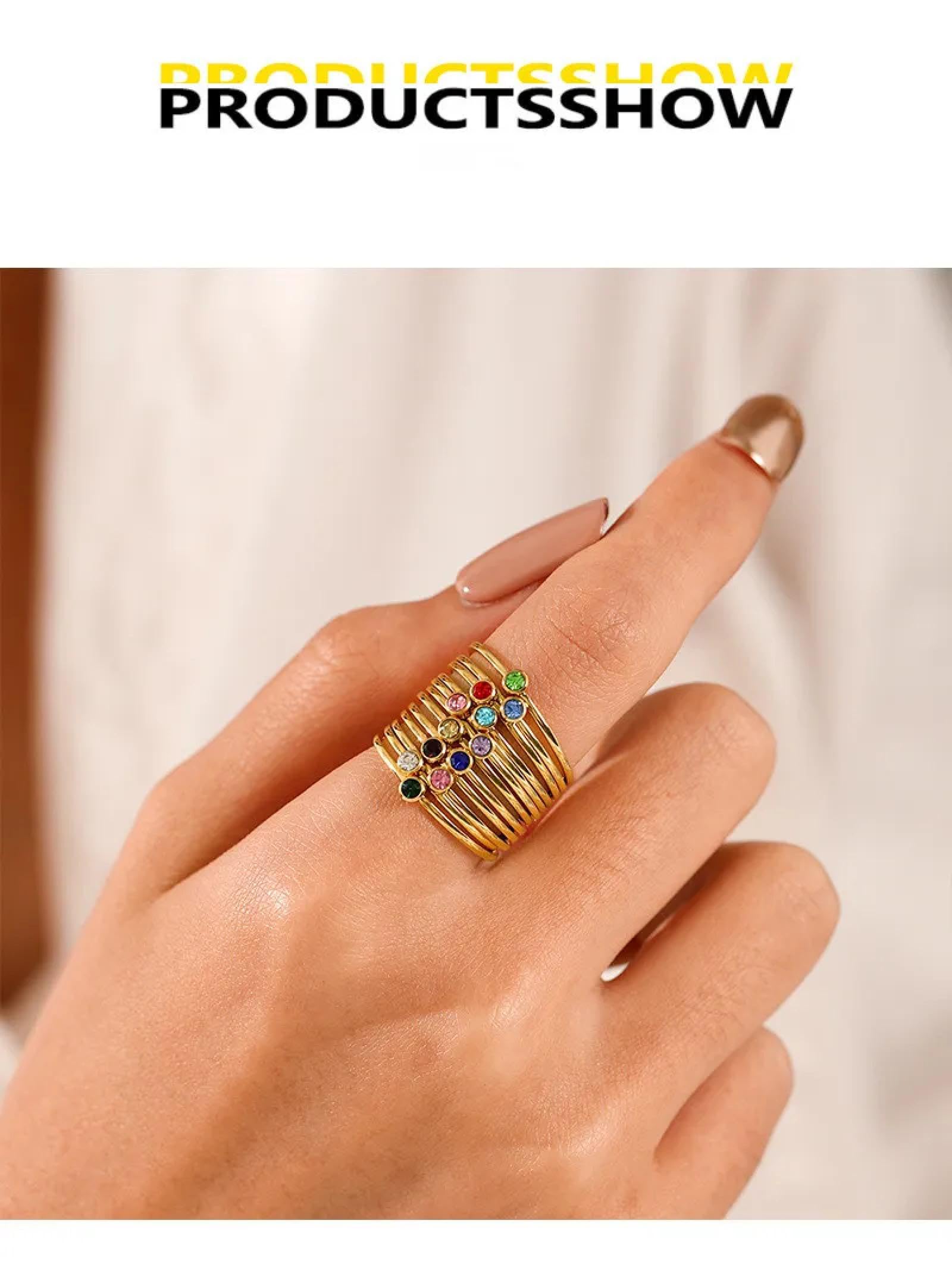 Ringe Ringschmuck Damen Herren Schlichter Ring für Damen Schmuck