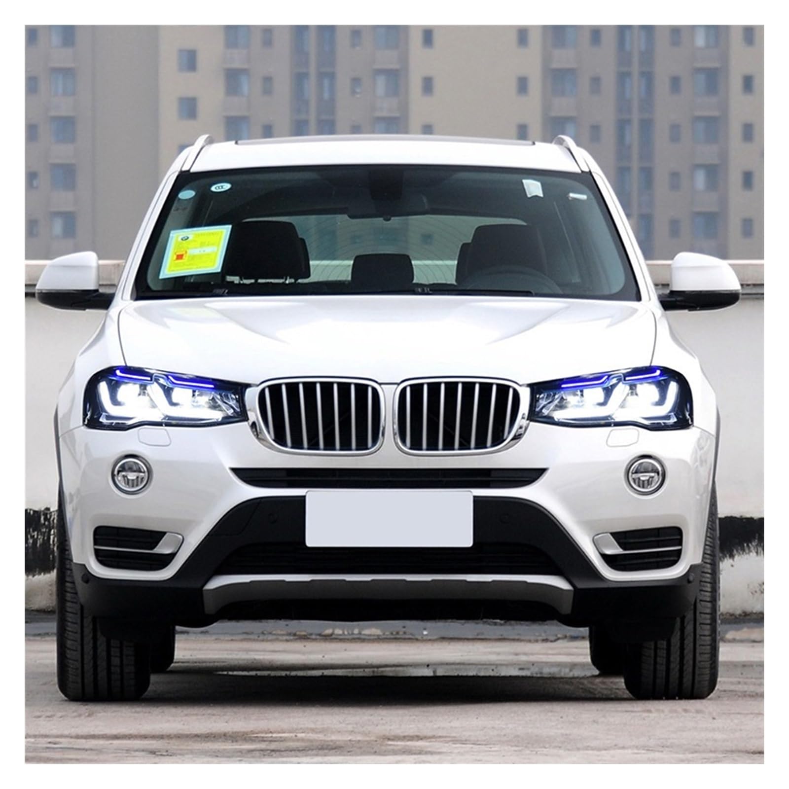 Accessori per Auto per Gruppo Ottico Anteriore BMW X3 F25 2011-2018 X4 F26 Fari Anteriori Luci diurne a LED Indicatori di direzione Plug And Play (X4-)