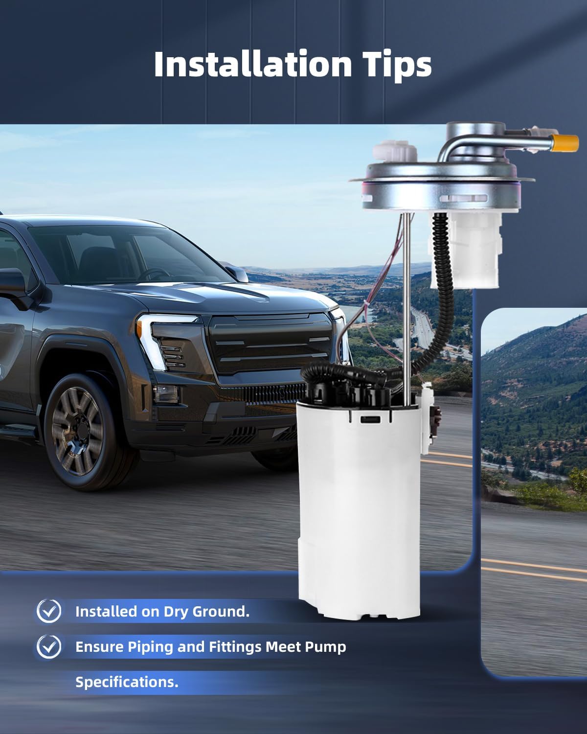 ECCPP Fuel Pump Replacement E3678M Compatible with Chevrolet Express 2500 3500 & GMC Savana 1500 2500 3500 2004-2008 Gas