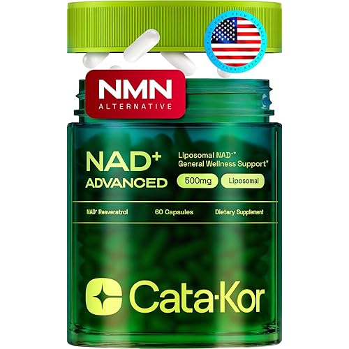 Liposomal NAD Supplement with Resveratrol – NMN Supplement Alternative – Third-Party Tested – 30-Day Supply – Advanced NAD+ Resveratrol
