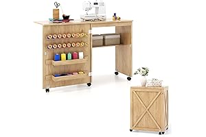 Giantex Functional Machine Table for Enhanced Crafting