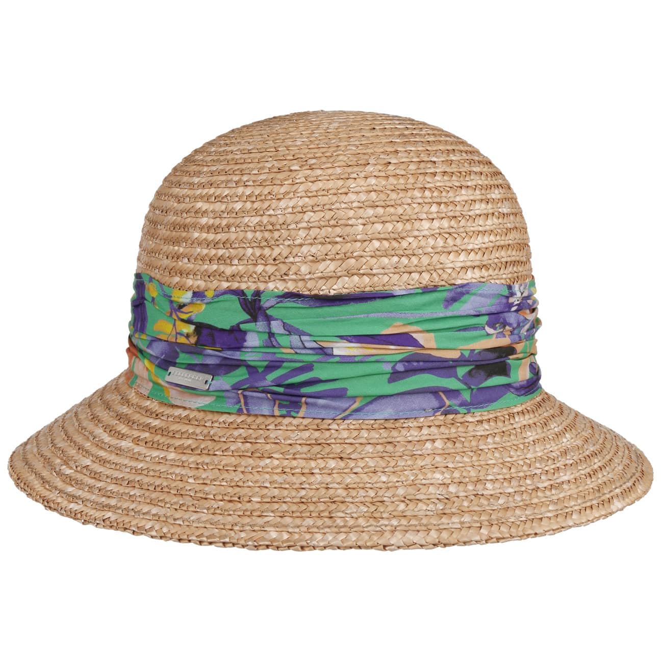 Seeberger Women's Green Lisana Straw Hat By