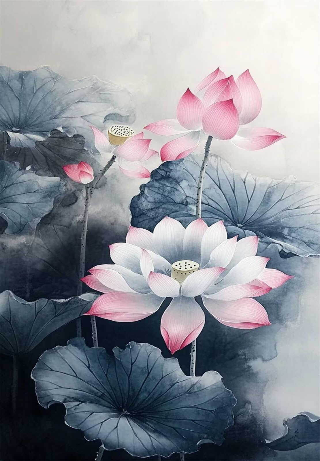 Puzzle 2000 Pezzi Fiore Loto Puzzle Classici, Giochi Rilassamento e Intelligence, Puzzles Impossible, Idea Regalo Uomo e Donna