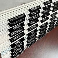 Vista 4 de Spanish Laminated Bible Tabs, pestañas para biblia en español, Reposition Large Print Stickers, Easy to Read and Apply Bible Tabs for Women and Man