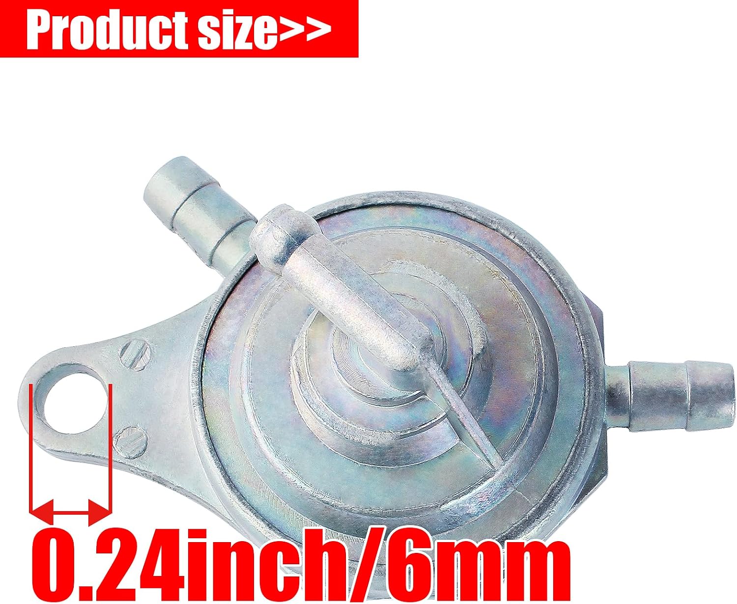 Pack of 2 Fuel Pump Gas Valve Carburetor Petcock Shut Off Switch Carb for GY6 50cc 60cc 80cc 90cc 110cc 125cc 150cc 200cc 250cc Engine ATV Scooter Go Kart Moped Chinese Quad 2 P