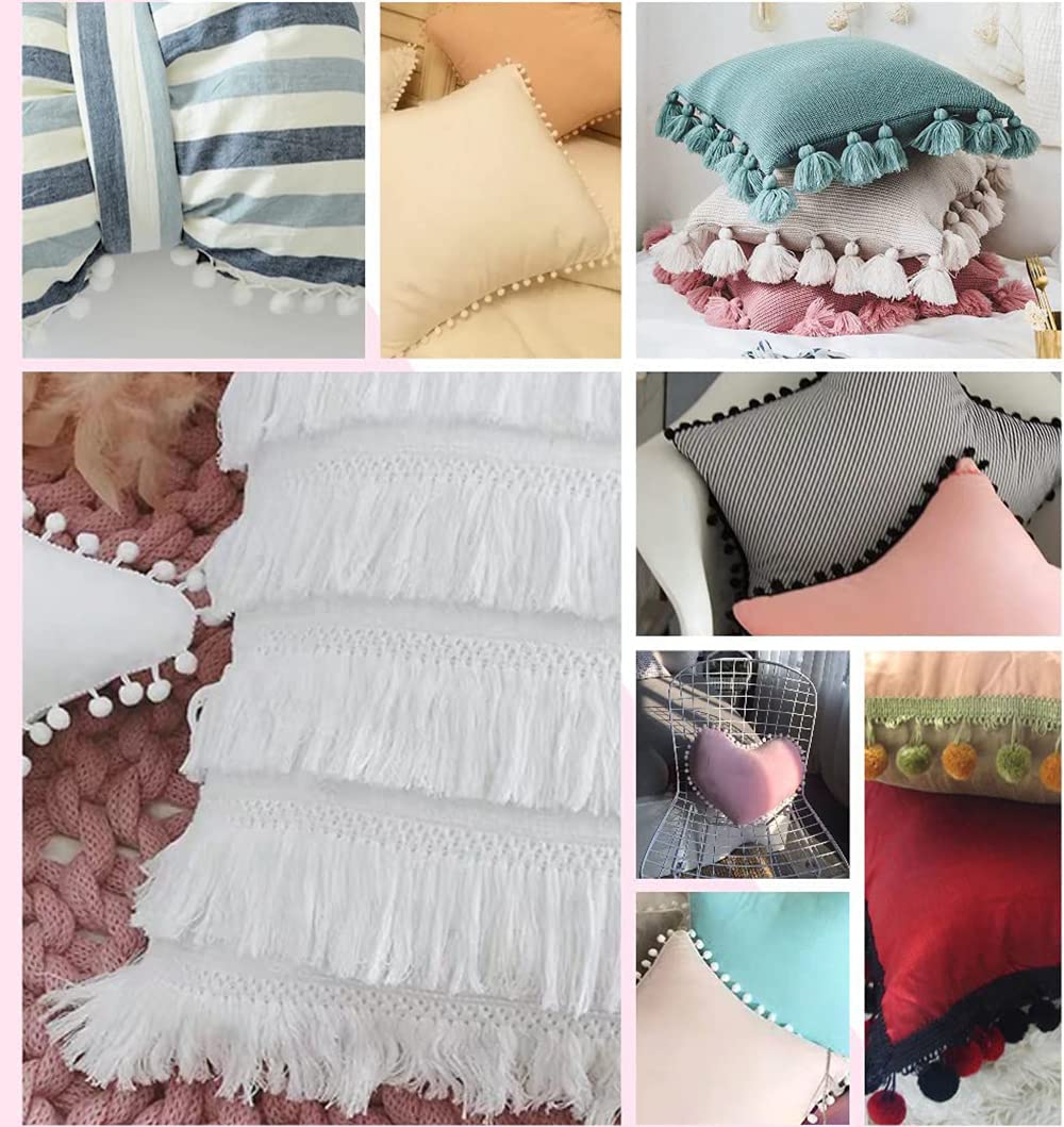 10 Yards 6 cm Wide White Cotton Tassel Lace Ribbon Fringe Trim Lace Trim for Sewing Fringe Trim Sewing Accessories for DIY Costumes Clothing Curtain Clothing Tablecloth Wedding Decoration - Image 3