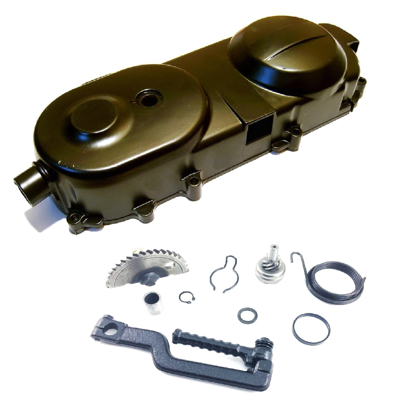 VARIOMATIK DECKEL MOTORDECKEL KICKSTARTER & DECKEL 10" 40cm SET für AGM GMX BAOTIAN BENZHOU YIYING REX RS JINLUN KYMCO JMSTAR JACK FOX MKS MOTINO ZNEN FOSTI JONWAY CHINA ROLLER 50c GY6
