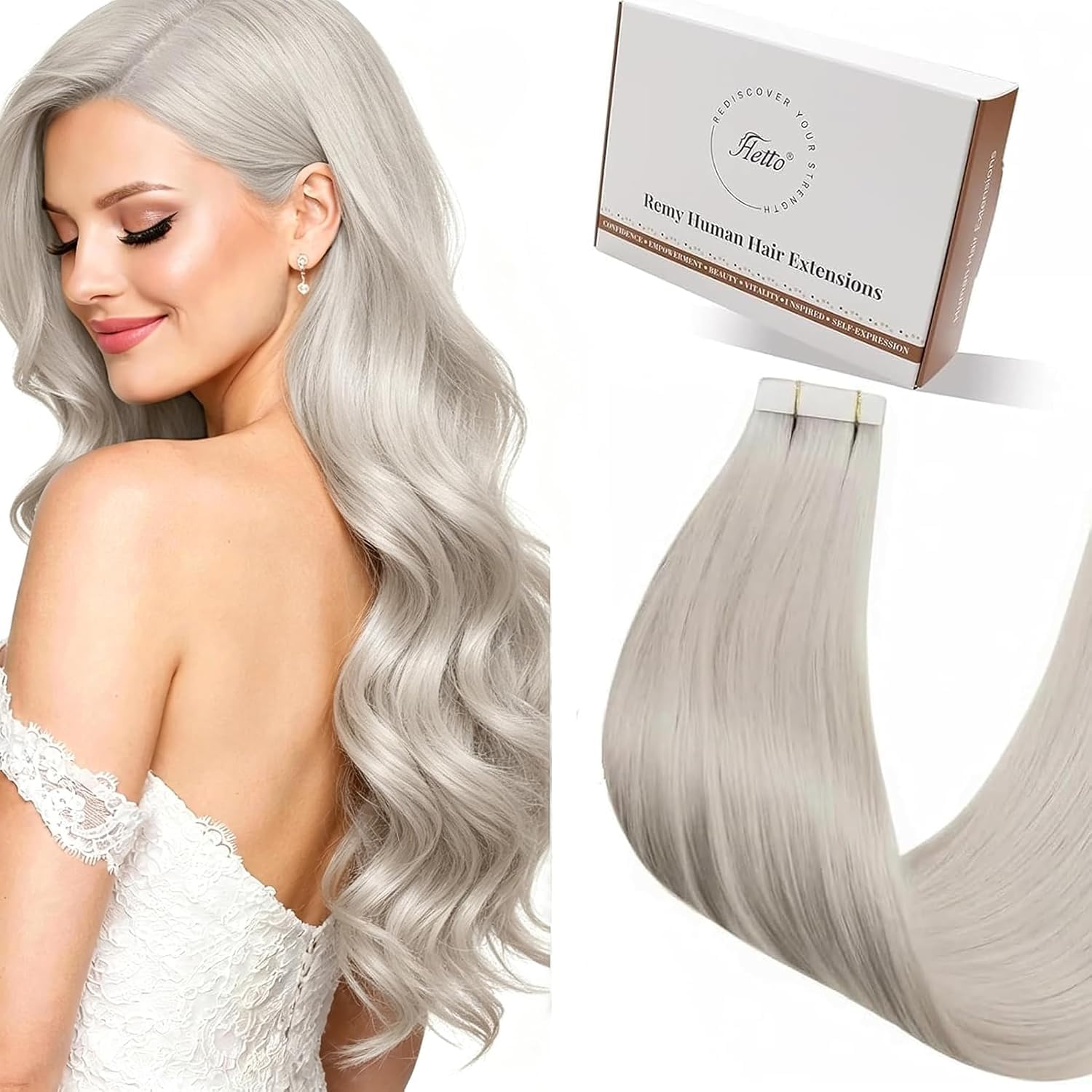 Hetto Echthaar Extensions Remy