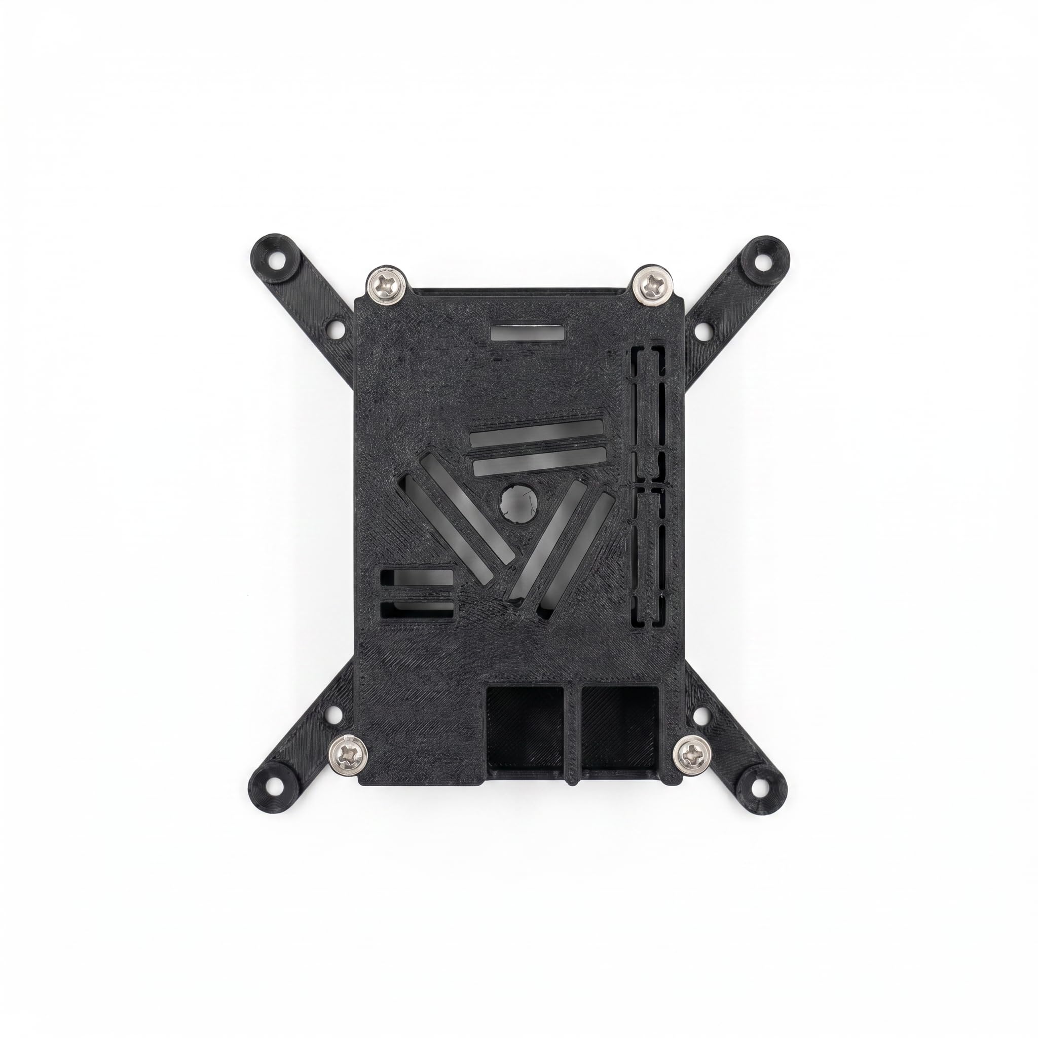 Raspberry Pi 3 (B/B+), Pi 2 B, and Pi 1 B+ case with VESA mounts Black Color (Raspberry Pi 5 100mm Vesa)-image-48