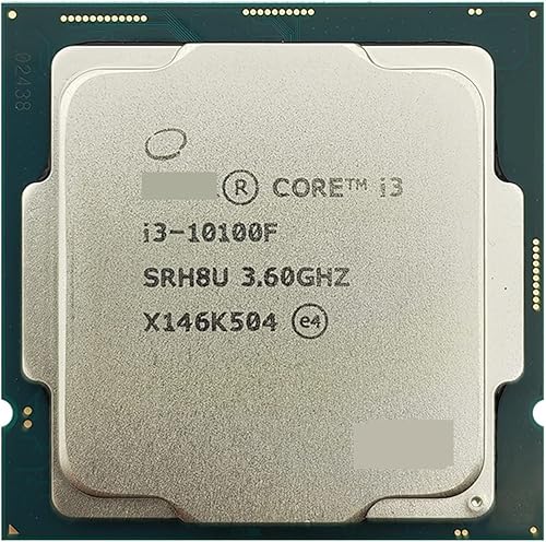 CPU Core I3-10100F I3 10100F 3.6 GHz 4-core 8-Thread CPU Processor L2  1M L3  6m 65W LGA 1200 Responsive and Powerful disponible en Yaxa Colombia