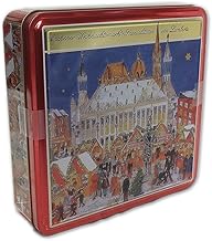 Lambertz Various gingerbread in nostalgia Christmas market metal tin (500 g tin)