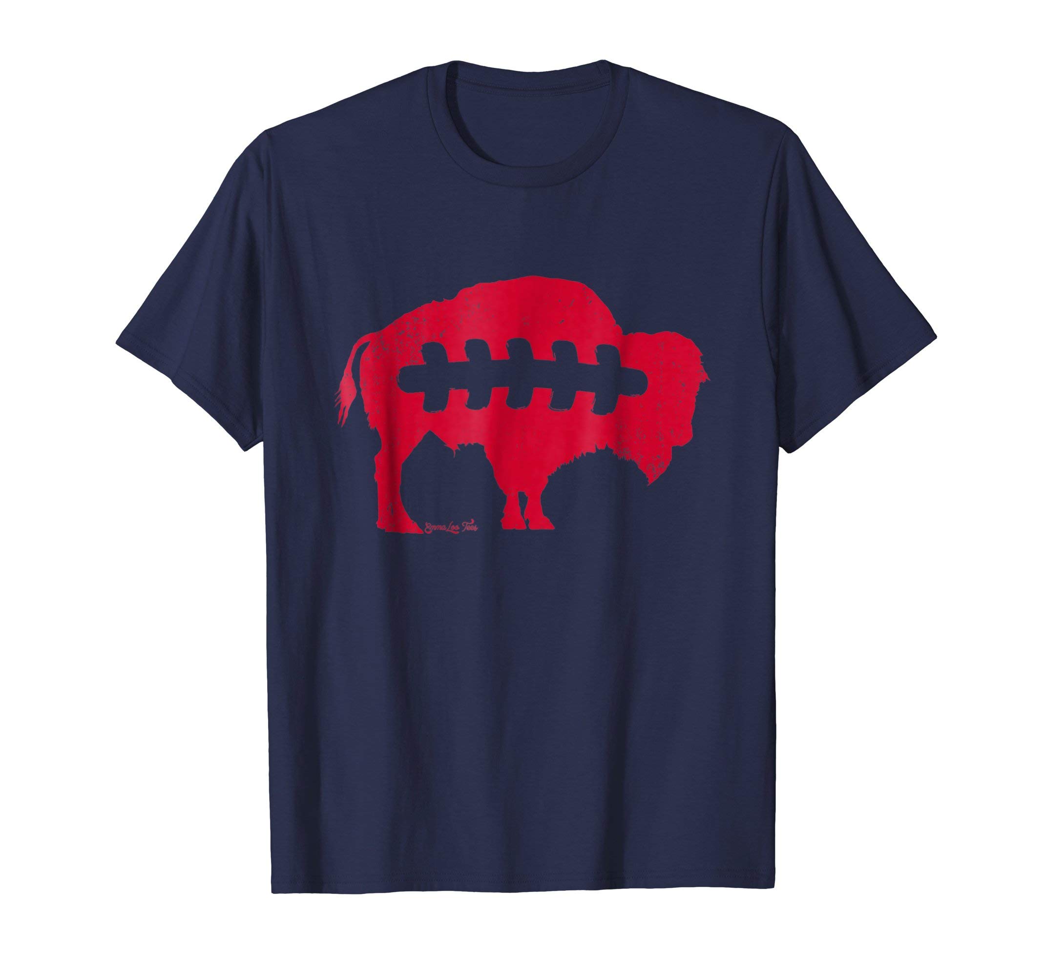Football Laces Buffalo New York BFLO WNY T-Shirt