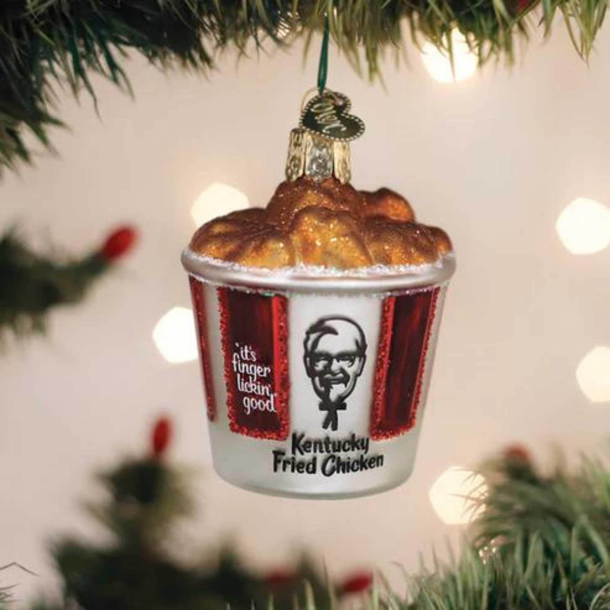 Amazon.co.jp: Old World Christmas KFC バケットオブチキンガラス吹き