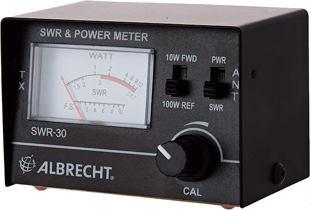 Midland-Albrecht SWR30 10-100watts SWR power meter for 27/28MHz