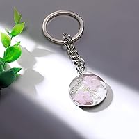 Vista 15 de Pressed Flower Keychain Charms Forget-Me-Not Keychain Personalized Handmade Keychain Gifts for Her