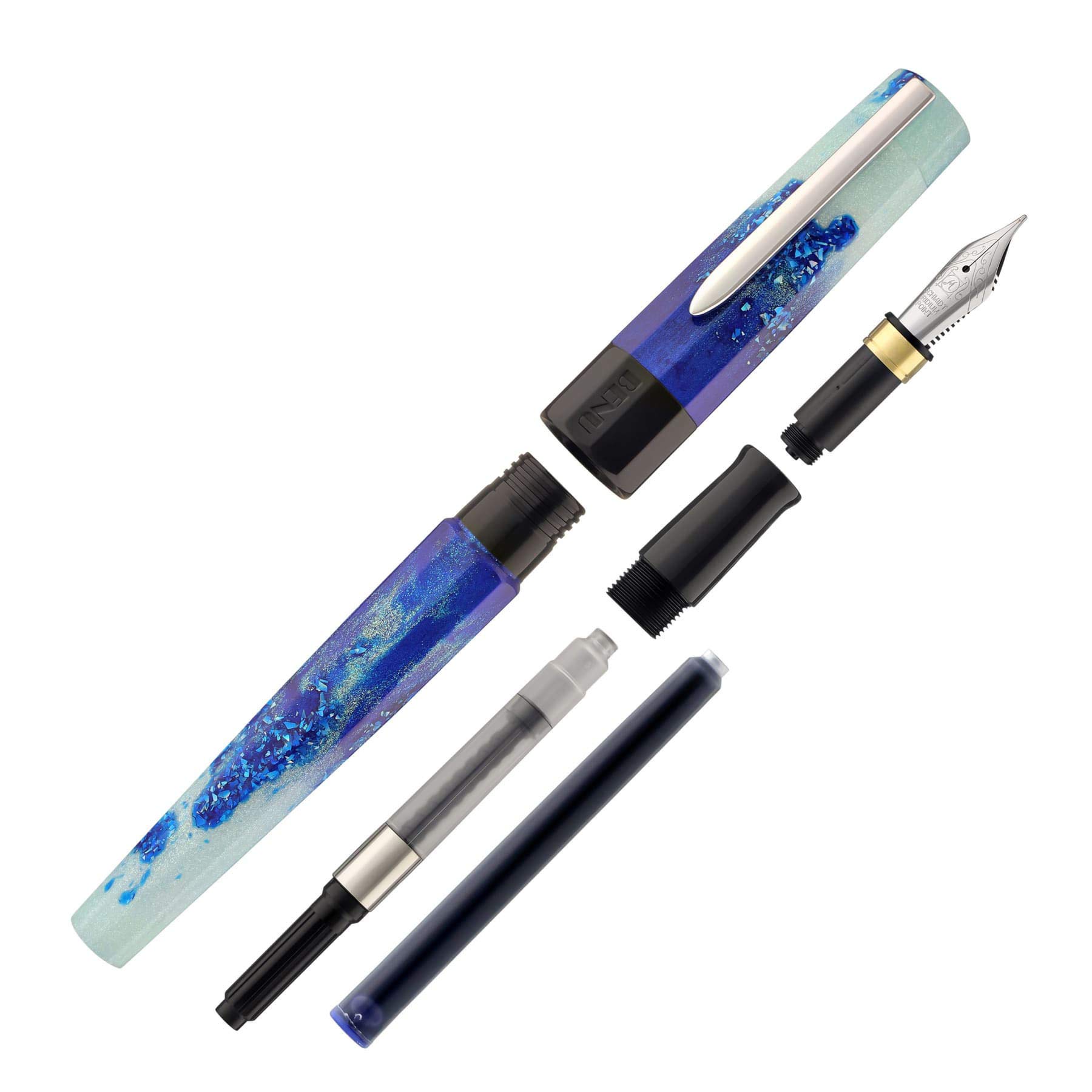 Amazon | Benu Euphoria 万年筆 (ビッグウェーブ、細字ペン先