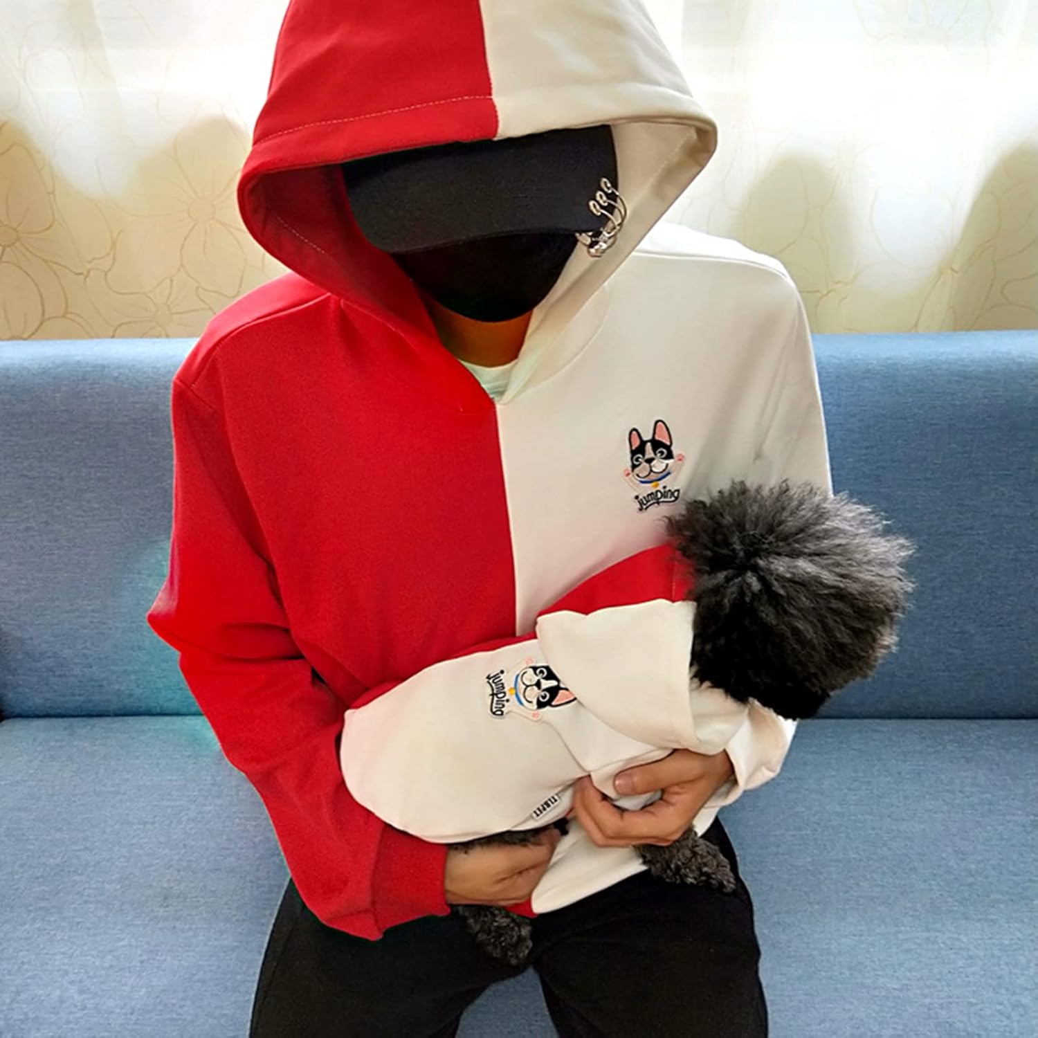 Family Dog Hoodie, Cute Pet and Owner Costume, Dog and Owner Matching Hoodies Fashionable for Small Medium Large Dogs, Parent & Pet Hoodie are Sold Separated